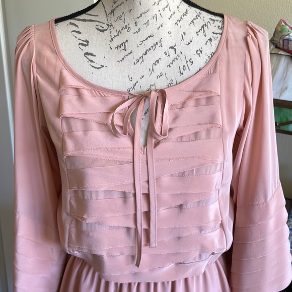 Boundary & Co. Silk Wide Sleeve Dress - Picture 2 of 9